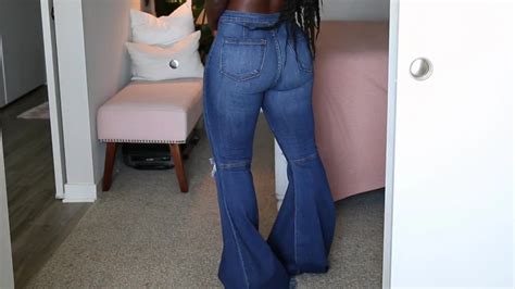 Phat Ass Ebony Panty Try On Lingerie Lingerie Porn XHamster