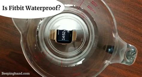 Is Fitbit Versa 3 Waterproof? Check Water Resistance - Beeping Hand