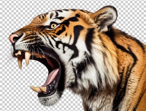 Tiger Face Side View