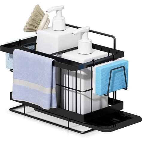 Organisateur Evier Cuisine Rangement Mural Pour Eponge Brosse