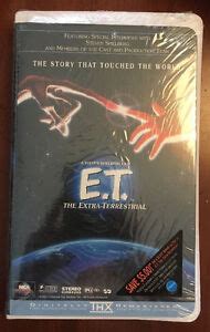 E T The Extra Terrestrial Vhs Clamshell New Unwrapped