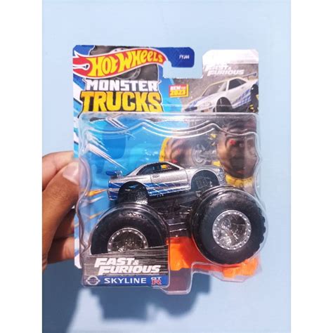 Hot Wheels Monster Trucks Nissan Skyline R Shopee Malaysia