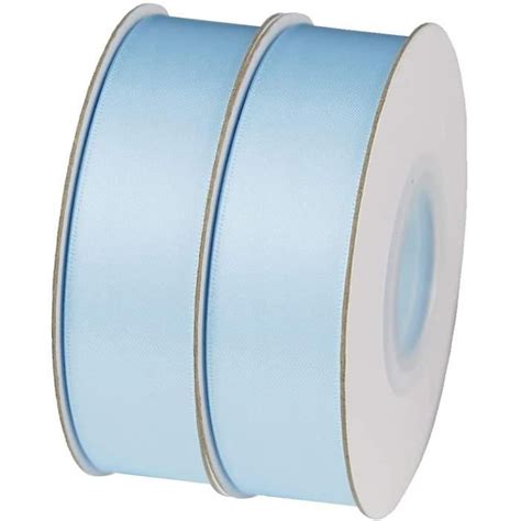 Rouleaux De Ruban Satin Pour Vos Cadeaux Et D Coration Bleu Ciel