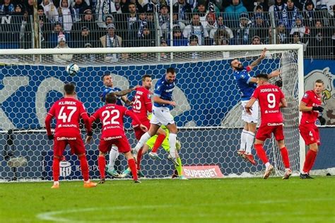 Trener Widzewa Łódź Daniel Myśliwiec jest dumny ze swojej drużyny