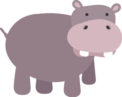 Cute Hand Drawn Cartoon Hippo, Hippopotamus 11502027 PNG