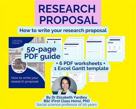 How To Write Your Research Proposal Phd Masters Self Study Guide With