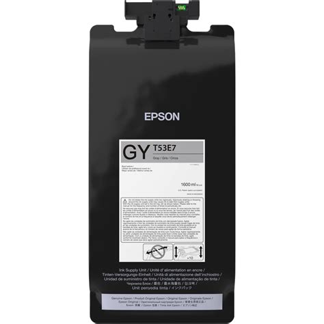 Epson T E Ultrachrome Pro Gray Ink Pack For Surecolor T E