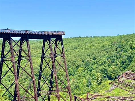 Kinzua Bridge State Park Skywalk Mount Jewett PA Adventures In