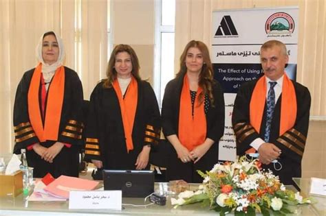 مشاركة تدريسي من قسم هندسة العمارة بلجنة مناقشة في جامعة السليمانية كلية الهندسة جامعة الموصل