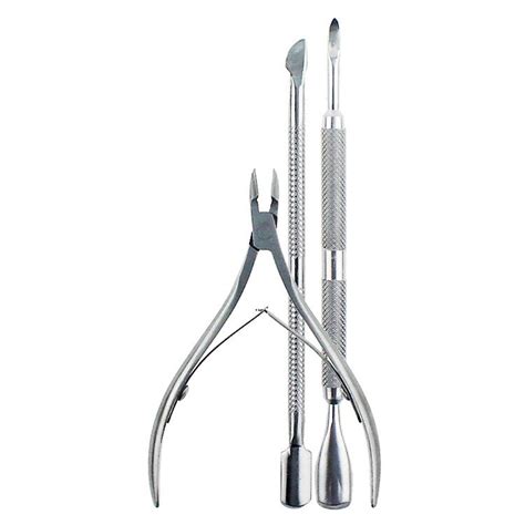 Stks Set Nail Tool Rvs Cuticle Nipper Lepel Cuti Grandado