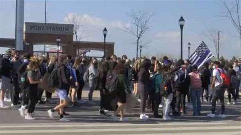 Stillwater High Schoolers Stage Back The Blue Walkout 5