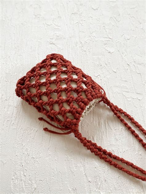 Macrame Net Bag Macrame Tote Bag Etsy