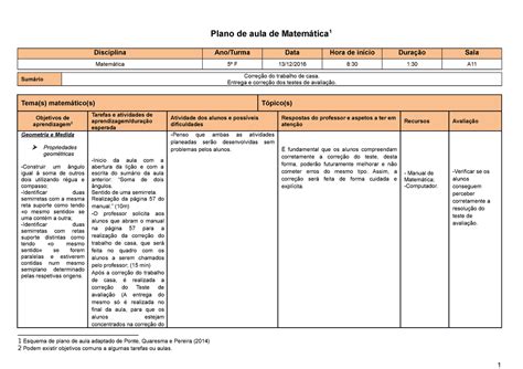 Plano DE AULA 2 ANO Ensino Fundamental Portugues PLANO DE AULA