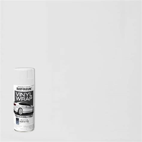 Rust Oleum Automotive 11 Oz Vinyl Wrap Matte White Peelable Coating