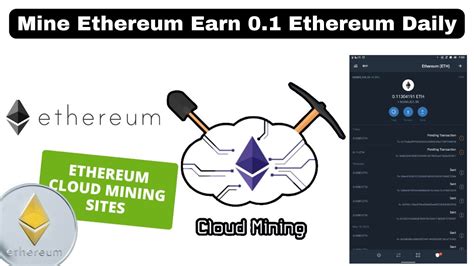 How To Mine Ethereum Ethereum Cloud Mining Make Money Youtube