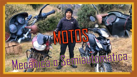 Diferencias entre una moto mecánica y semiautomática caja de cambios