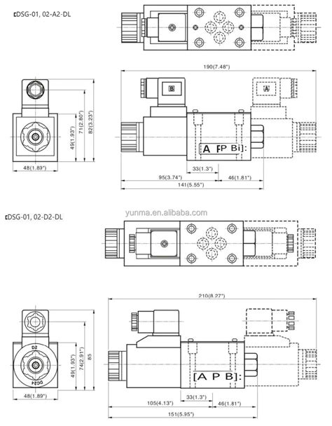 Yuken Hydraulic Valve Dsg 01 3c6 D24 N1 50 Dsg 03 3c6 24v Dsg 03 3c2