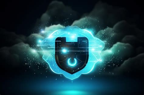 Premium AI Image | A Secure Cloud Security Concept A Creative Representation Generative AI