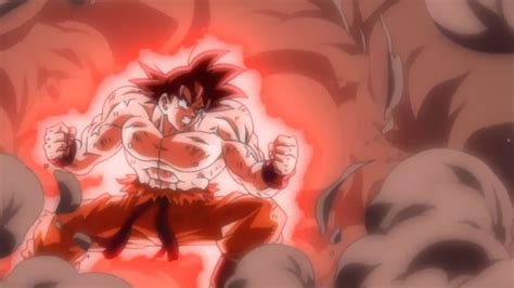 Goku Powering Up Kaioken