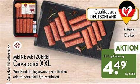 Meine Metzgerei Cevapcici Xxl Angebot Bei Aldi Nord Prospekte De