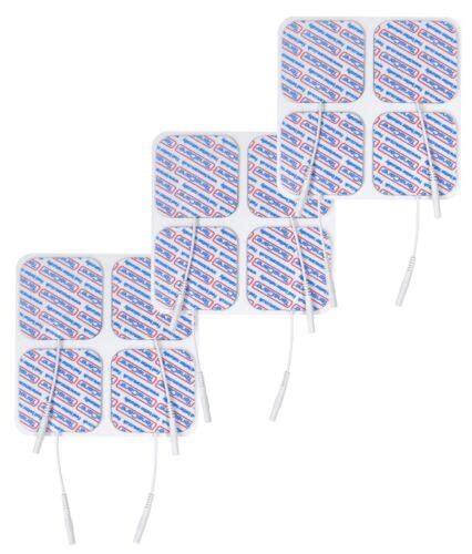 Tenscare Tens Electrode Pads 50x50 Mm 3 Packs Of 4 Total 12 Pads E