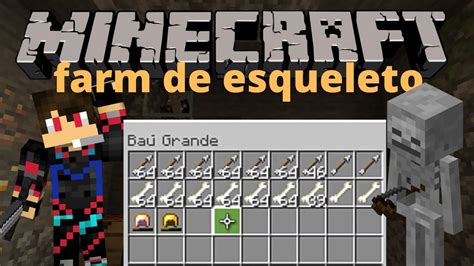 A melhor farm de esqueleto do minecraft bedrock ps4 fazendinha mágica