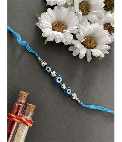 Digital Dress Room Single Rakhi Blue Rakhi Pack Of 1 Buy Digital Dress