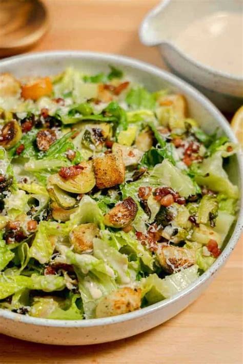 Brussels Sprout Caesar Salad Girl With The Iron Cast