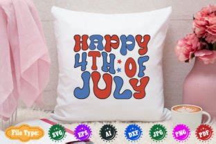 Happy Th Of July Retro Svg Graphic By Craftvalley Gallery Creative