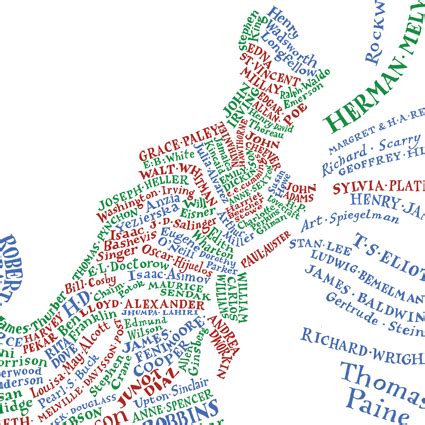 Literary Maps of the USA and UK