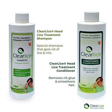 Clearlice Lice Treatment Shampoo And Conditioner Licecomb