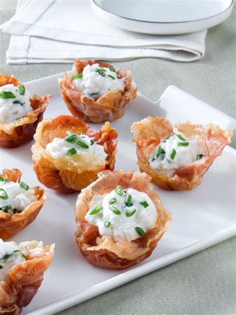 Crispy Prosciutto di Parma cups with Goat Cheese Mousse - Prosciutto Di ...