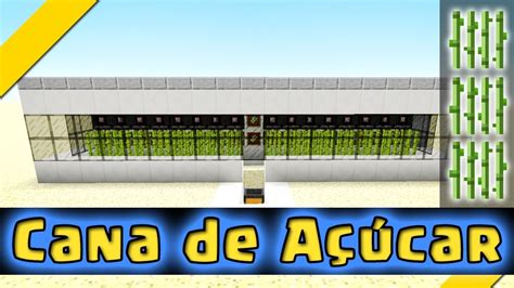 Minecraft Farm De Cana De Açucar Farm De Cana 100 Automática