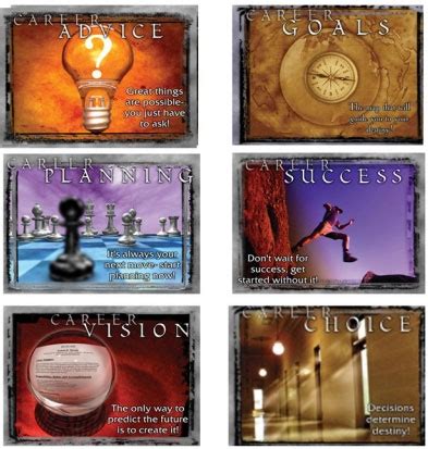 CareerBookstore.com: Career Guidance Poster Set - 6 Posters