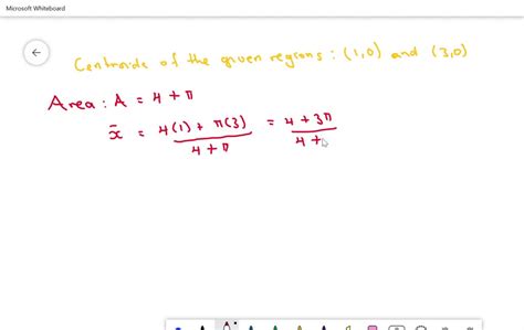 Solvedfind The Coordinates Of The Center Of Mass Of The Planar Lamina