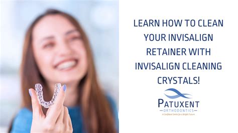 Cleaning Your Retainer With Invisalign Cleaning Crystals