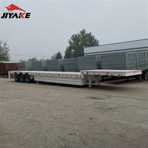 Best Selling Axle Ton Heavy Duty Gooseneck Hydraulic Ramp Low Loader