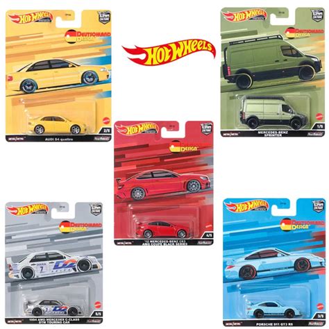 Hot Wheels Premium Deutschland Design Li Araba Seti