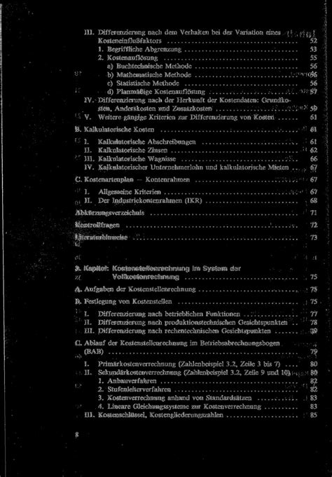 Sfl Vertag Kostenrechnung Und Kostenanalyse Moderne Industrie DR