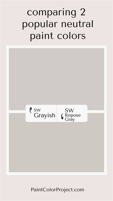 Sherwin Williams Grayish Vs Repose Gray Let S Compare The Paint Color Project