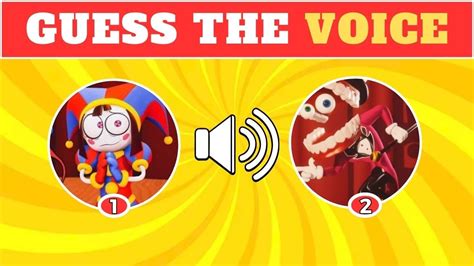 Guess The Voice Guess The Digital Circus Character By Their Voice