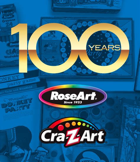 Celebrate 100 Years Of RoseArt With Cra Z Art