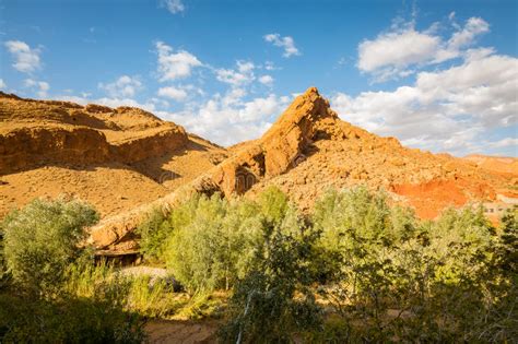 Gorges Du Dades In Marokko Stockfoto Bild Von Region