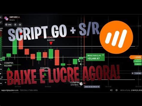 Melhor Script Iq Option Script Go S R Alta Assertividade