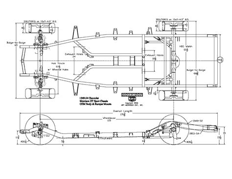 Layout Of Automobile Chassis With Major Components Line Diag