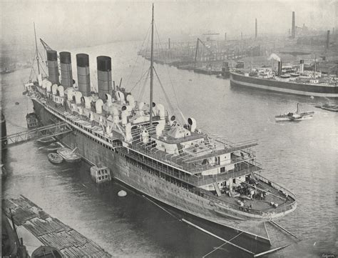 RMS Mauritania fitting out. : r/Oceanlinerporn