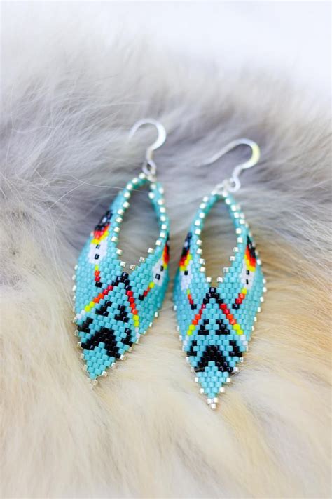 Printable Native American Beaded Earrings Patterns Free