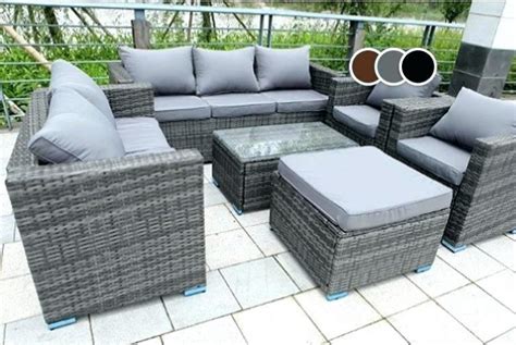 Buy Durable Grey Rattan Garden Furniture Of Your House