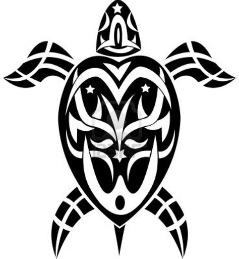 Tribal Turtle Coloring Pages