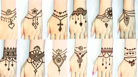 Minute Easy And Quick Mehndi Designs For Eid Al Fitr Make Bracelet